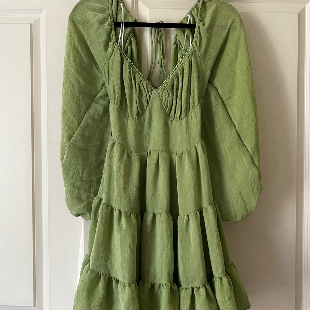 Princess Polly Green mini dress
